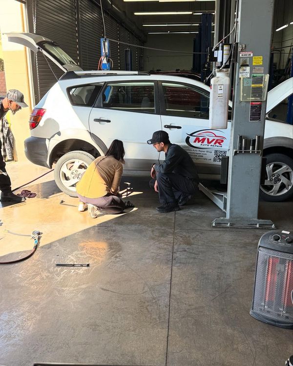 MVR Technician at work