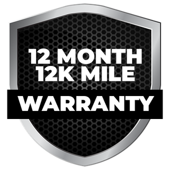 12 Month 12,000 Mile Warranty